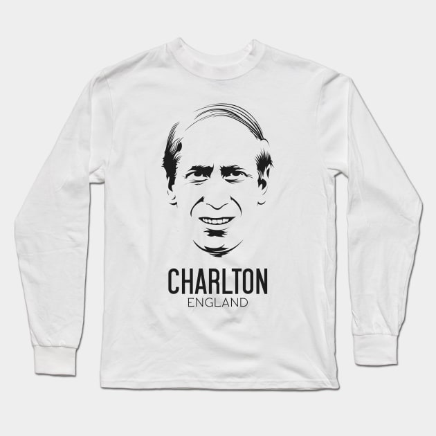 Sir Bobby Charlton Long Sleeve T-Shirt by InspireSoccer